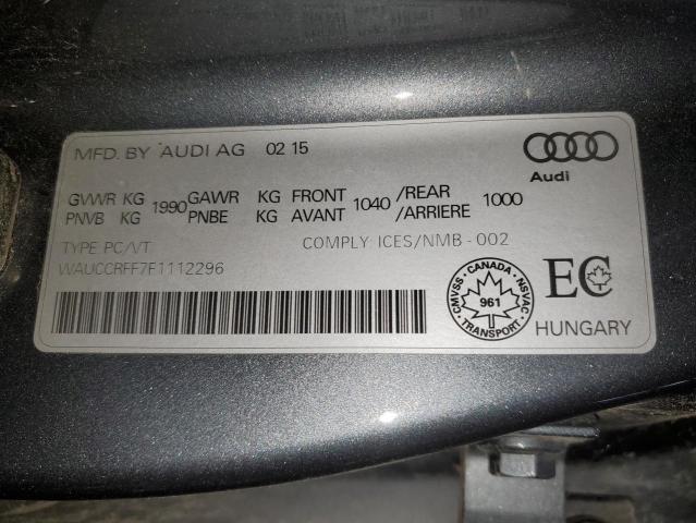 2015 AUDI A3 PREMIUM - WAUCCRFF7F1112296