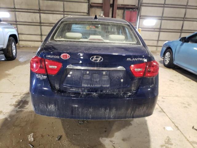 KMHDU4AD0AU883893 | 2010 Hyundai elantra blue