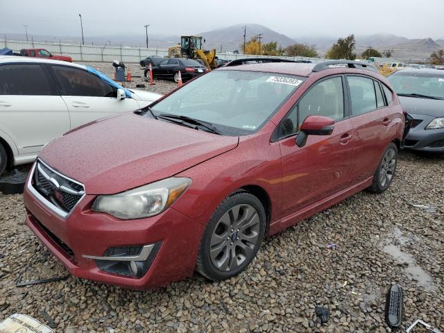 Lot #2457765165 2015 SUBARU IMPREZA SP salvage car