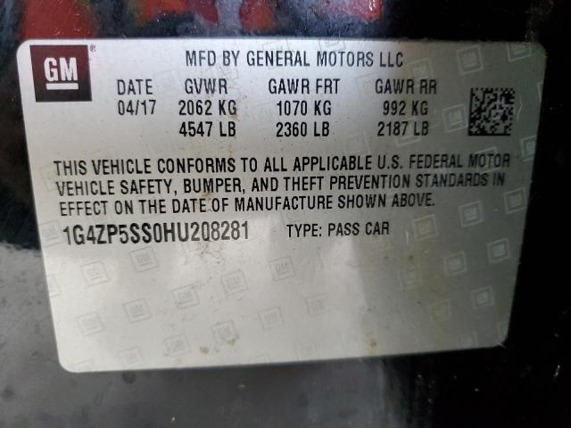 1G4ZP5SS0HU208281 Buick Lacrosse Essence