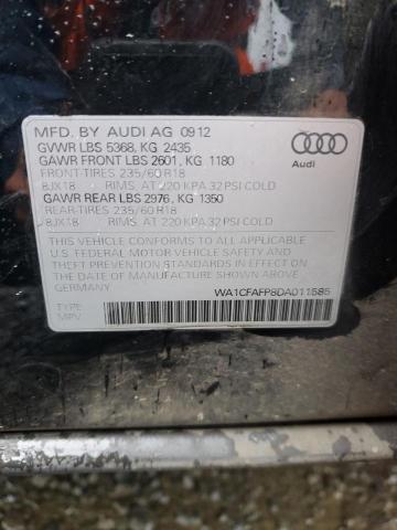 VIN WA1CFAFP8DA011585 2013 Audi Q5, Premium no.13