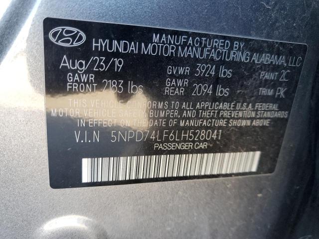 2020 HYUNDAI ELANTRA SE - 5NPD74LF6LH528041