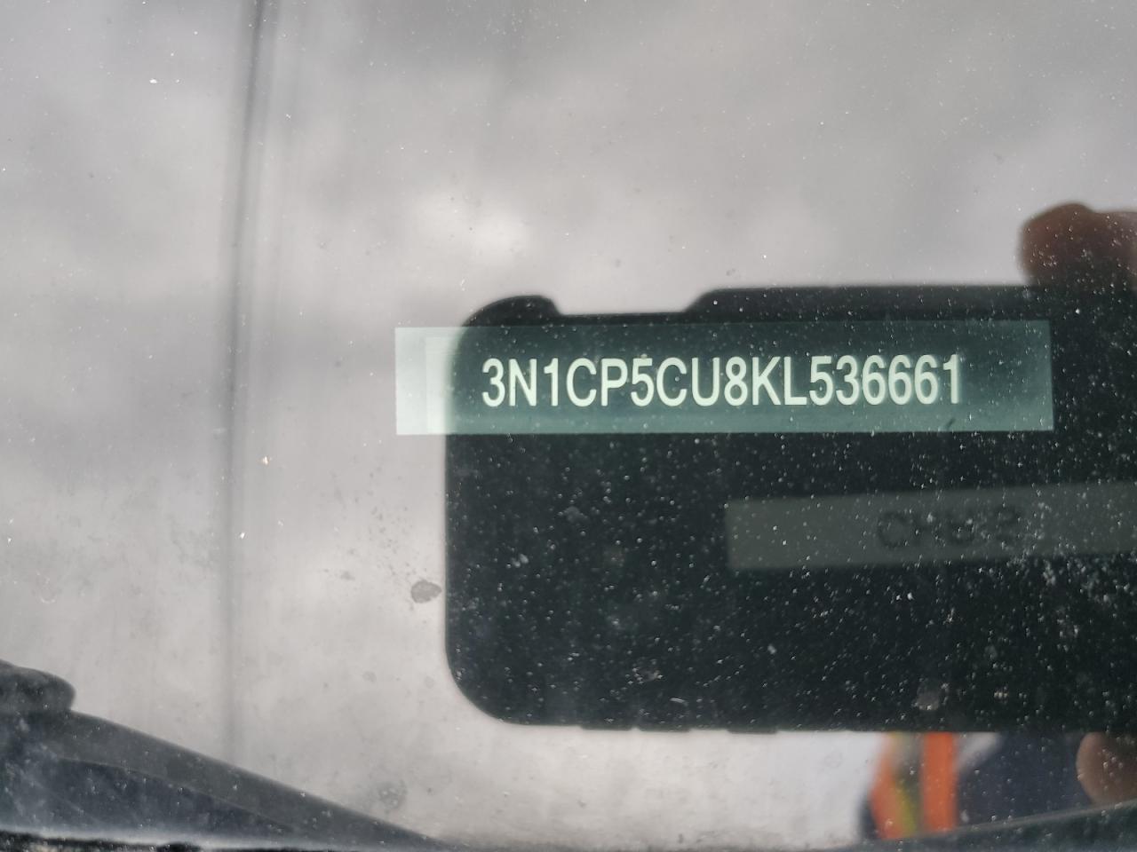 3N1CP5CU8KL536661 NISSAN KICKS 2019