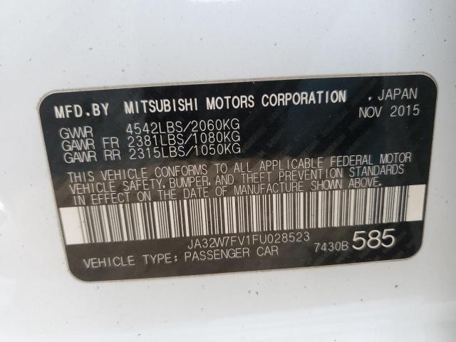 2015 MITSUBISHI LANCER EVO JA32W7FV1FU028523