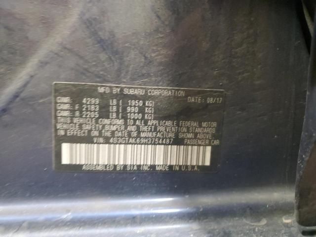 4S3GTAK69H3754487 Subaru Impreza Sport