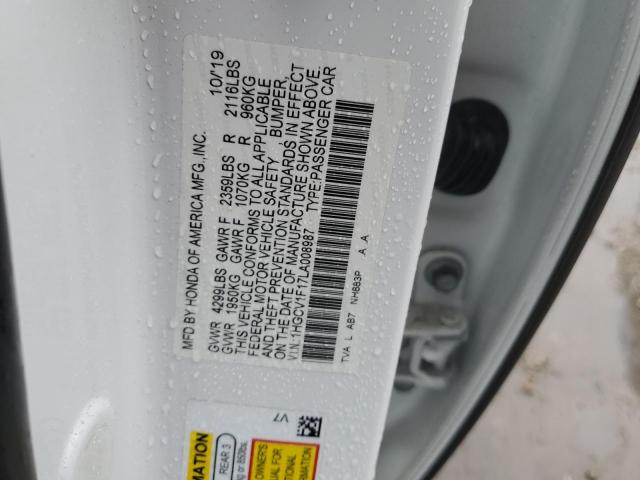 2020 HONDA ACCORD LX - 1HGCV1F17LA008987