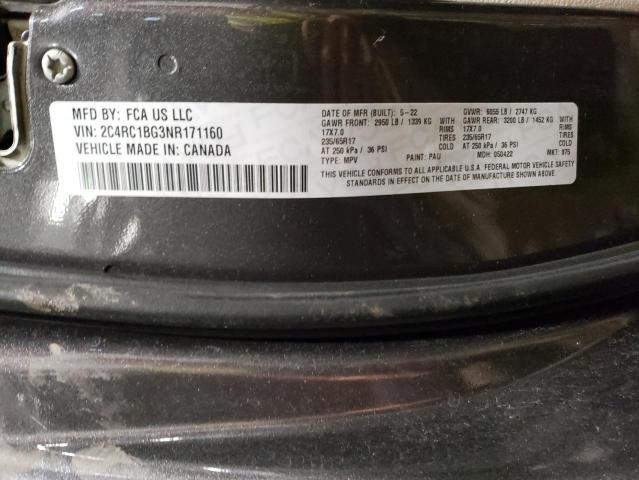 2022 CHRYSLER PACIFICA T - 2C4RC1BG3NR171160