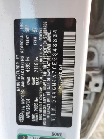 5XXGM4A76EG348834 KIA Optima Lx