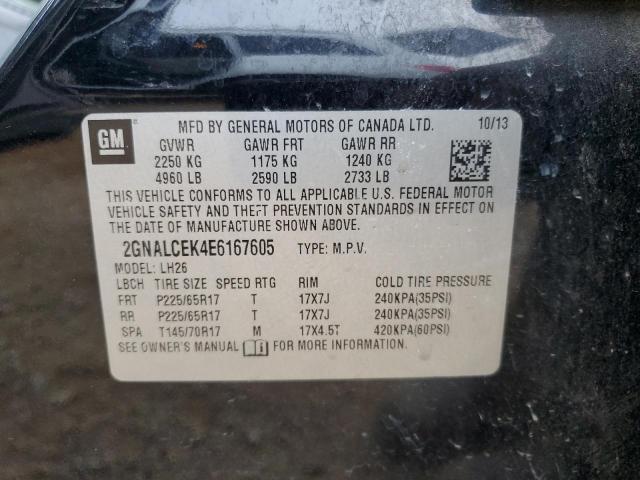 2GNALCEK4E6167605 | 2014 Chevrolet equinox lt