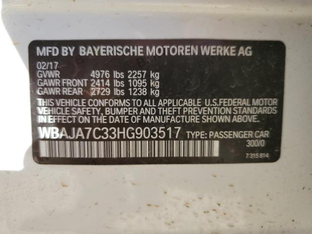 2017 BMW 530 XI - WBAJA7C33HG903517