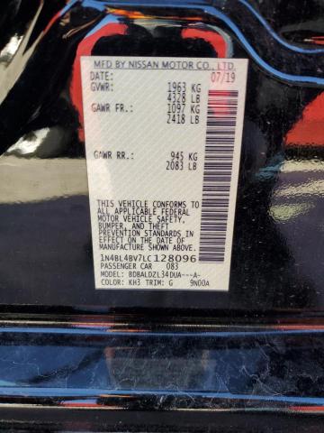 2020 Nissan Altima S Fwd VIN: 1N4BL4BV7LC128096 Lot: 43394558