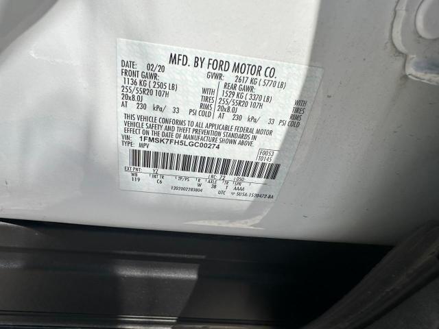 1FMSK7FH5LGC00274 Ford Explorer Limited