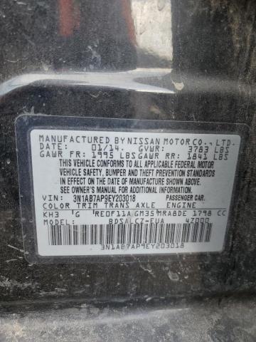 3N1AB7AP9EY203018 Nissan SENTRA S