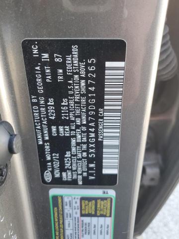 5XXGM4A79DG147265 2013 Kia Optima Lx