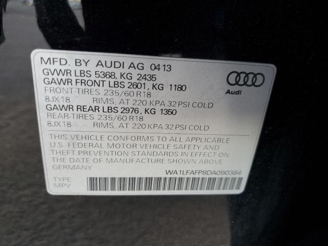 VIN WA1LFAFP8DA090384 2013 Audi Q5, Premium Plus no.12