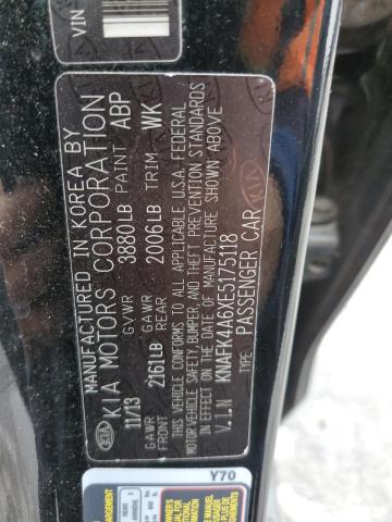 KNAFK4A6XE5175118 KIA FORTE LX