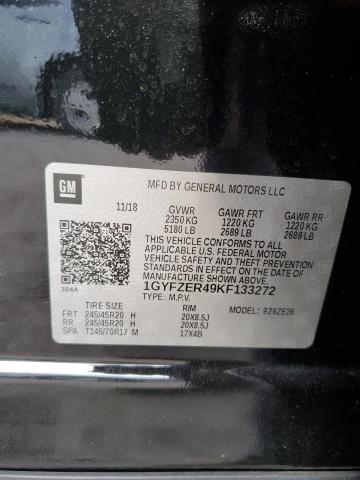 2019 CADILLAC XT4 SPORT - 1GYFZER49KF133272