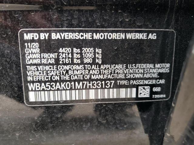 2021 BMW 228I - WBA53AK01M7H33137