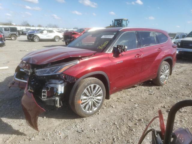 VIN 5TDEBRCH8MS036236 2021 Toyota Highlander, Hybri... no.1