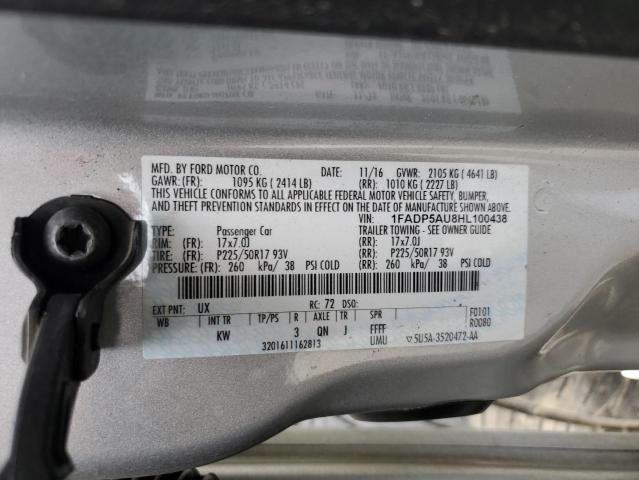 1FADP5AU8HL100438 Ford C-MAX SE