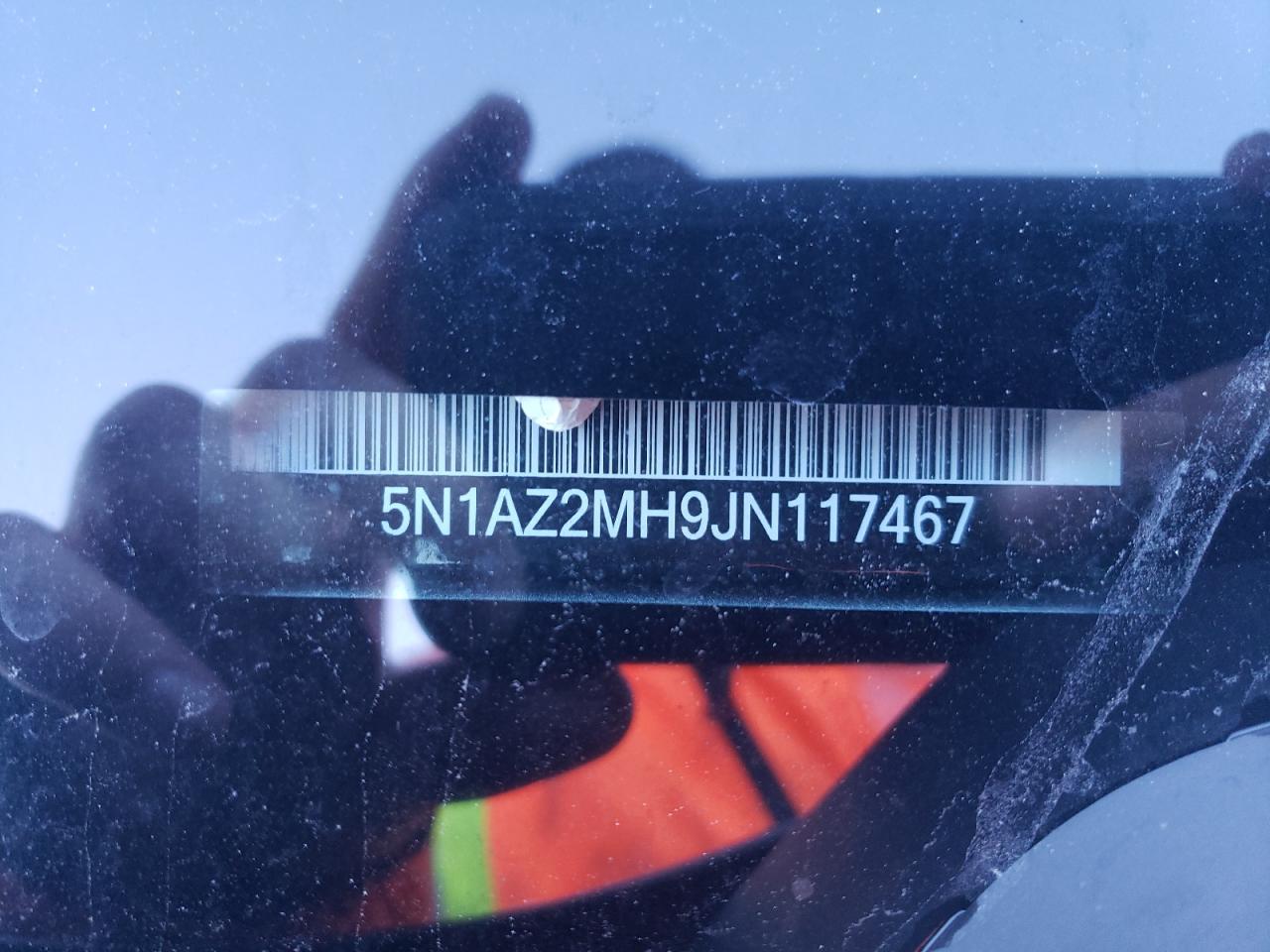 5N1AZ2MH9JN117467 NISSAN MURANO 2018