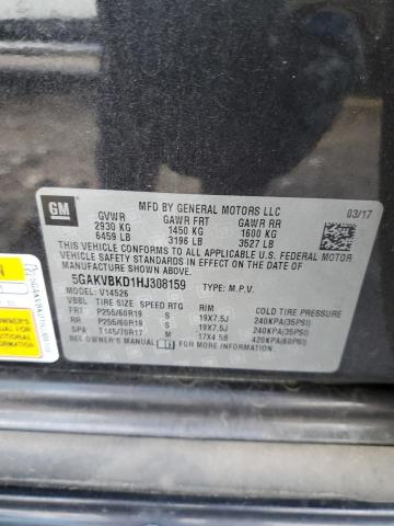 2017 BUICK ENCLAVE - 5GAKVBKD1HJ308159