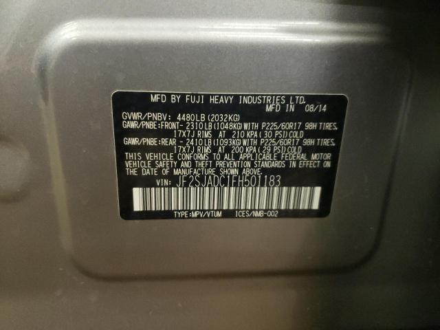 JF2SJADC1FH501183 Subaru Forester 2.5i Premium
