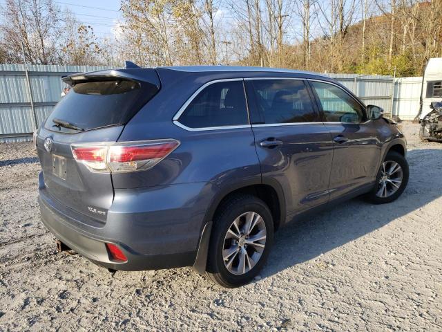 VIN 5TDJKRFH6ES030981 2014 Toyota Highlander, Xle no.3