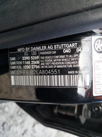 VIN WDDHF8JB2EA804551 2014 MERCEDES-BENZ E-CLASS no.12