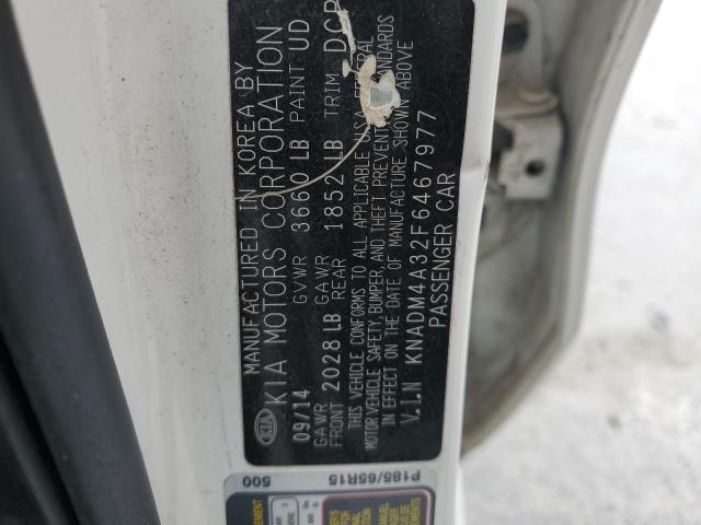 KNADM4A32F6467977 KIA RIO LX