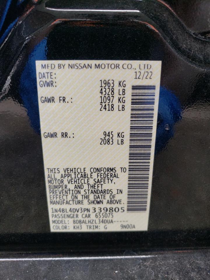 1N4BL4DV3PN339805 NISSAN ALTIMA 2023