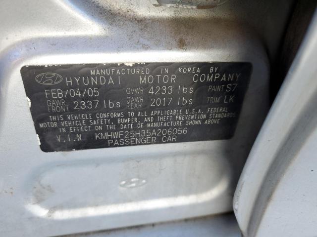 KMHWF25H35A206056 | 2005 Hyundai sonata gl