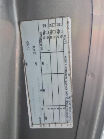 2001 CHEVROLET EXPRESS G1 - 1GBFG15RX11167176