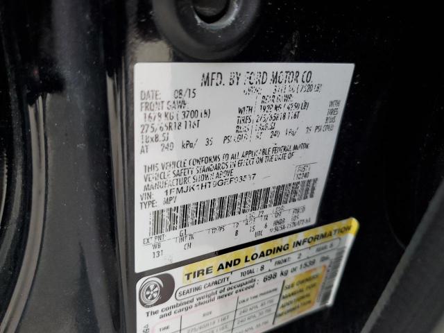 1FMJK1HT9GEF03537 Ford Expedition El Xlt