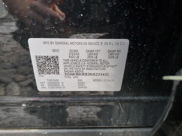 2022 CHEVROLET BLAZER RS - 3GNKBKRS3NS233431
