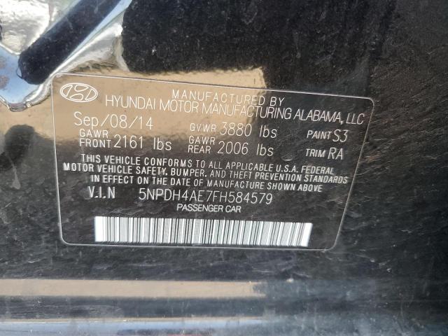 VIN 5NPDH4AE7FH584579 2015 HYUNDAI ELANTRA no.12