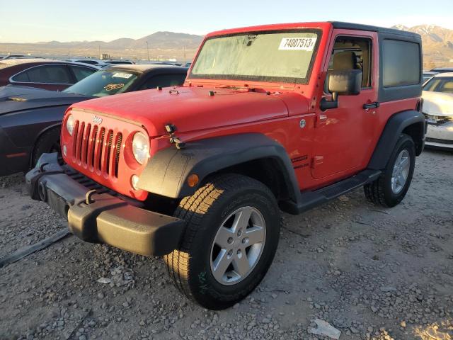 Позашляховики JEEP WRANGLER 2015 Червоний