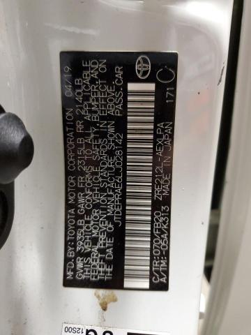 JTDEPRAE6LJ028142 2020 Toyota Corolla Le