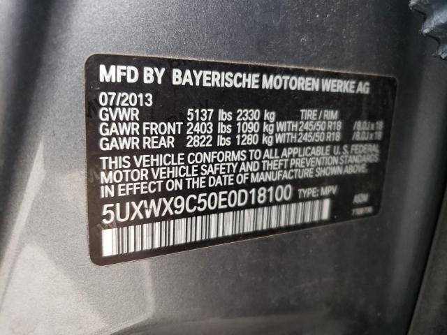 5UXWX9C50E0D18100 | 2014 BMW X3 XDRIVE2