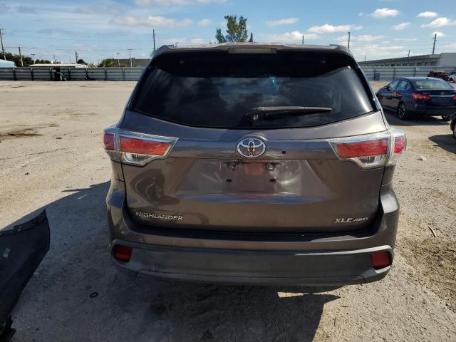 VIN 5TDJKRFH5ES061459 2014 Toyota Highlander, Xle no.6