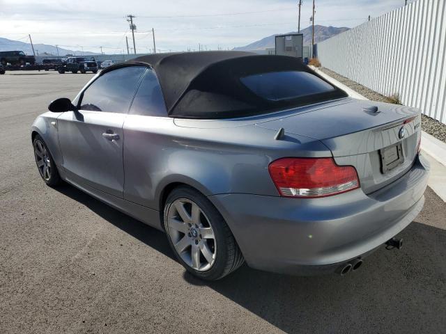 BMW 128 I 2009 gray  gas WBAUL73569VJ75102 photo #3