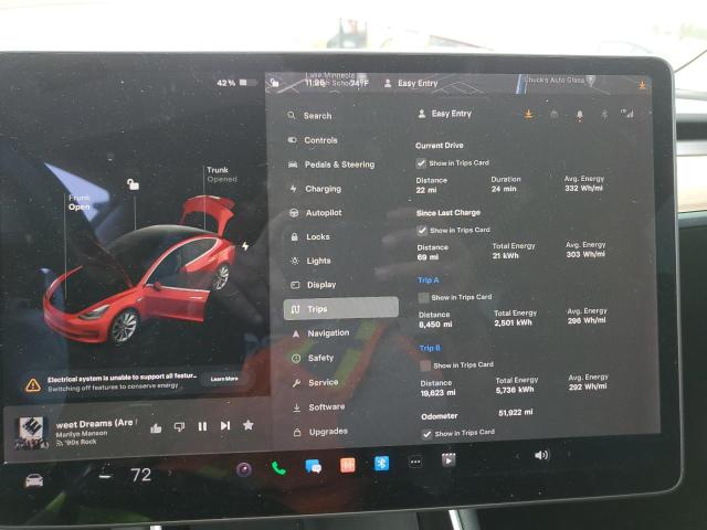 5YJ3E1EB0JF133620 | 2018 Tesla model 3