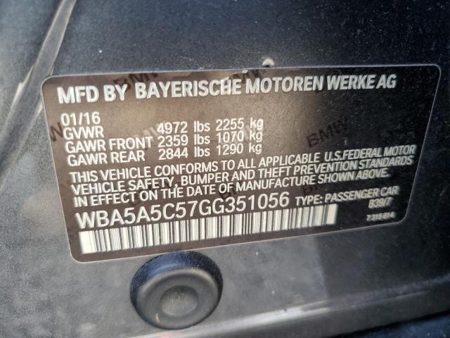 2016 BMW 528 I - WBA5A5C57GG351056
