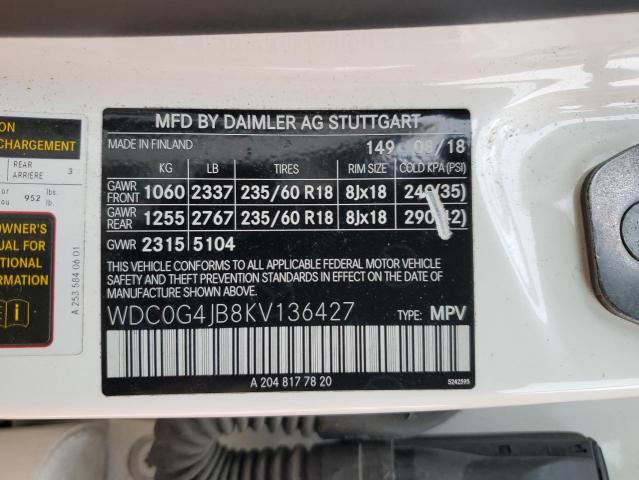 WDC0G4JB8KV136427 Mercedes-Benz GLC 300
