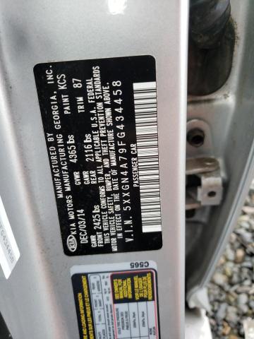 5XXGN4A79FG434458 KIA OPTIMA EX