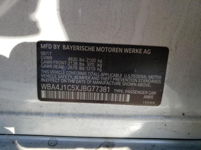2018 BMW 340I - WBA4J1C5XJBG77381