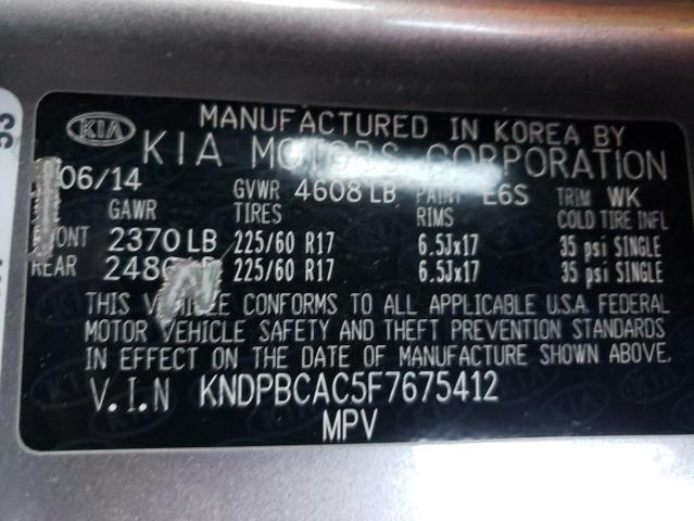 KNDPBCAC5F7675412 | 2015 KIA SPORTAGE L