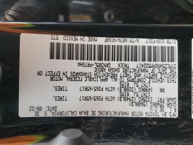 3TMCZ5AN2NM522417 | 2022 TOYOTA TACOMA DOU