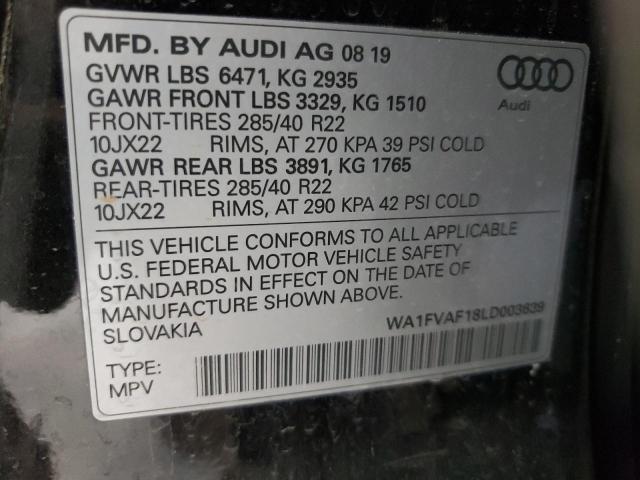 WA1FVAF18LD003639 Audi Q8 PRESTIG 10