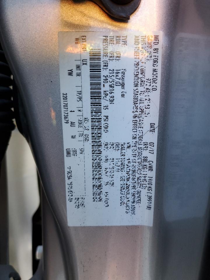 1FADP3K28HL313875 FORD FOCUS 2017